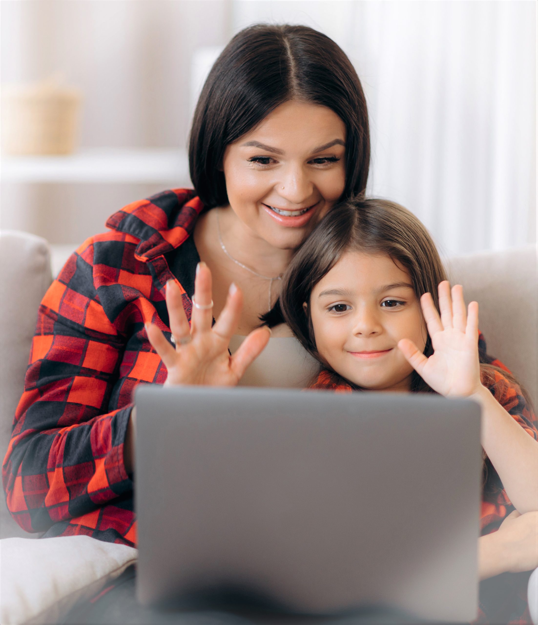 woman with computer